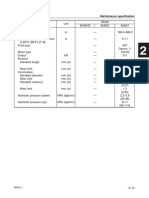 Maintenance Specification