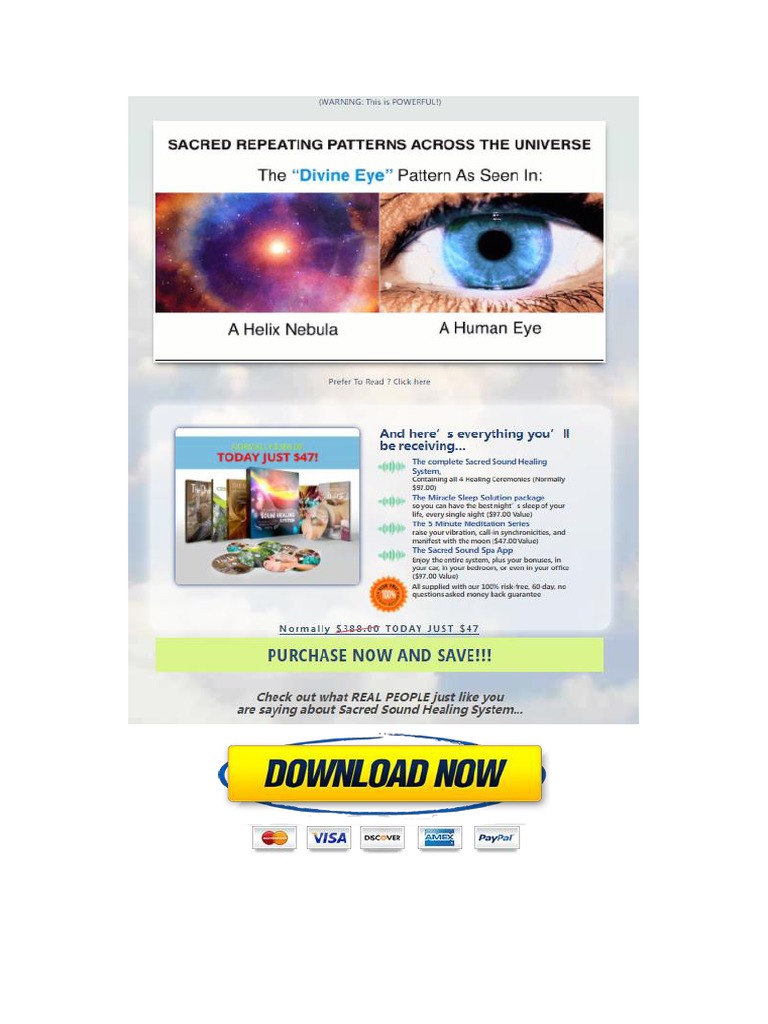 Sacred Sound Healing System 2022 Review | PDF | Sound | Psychology