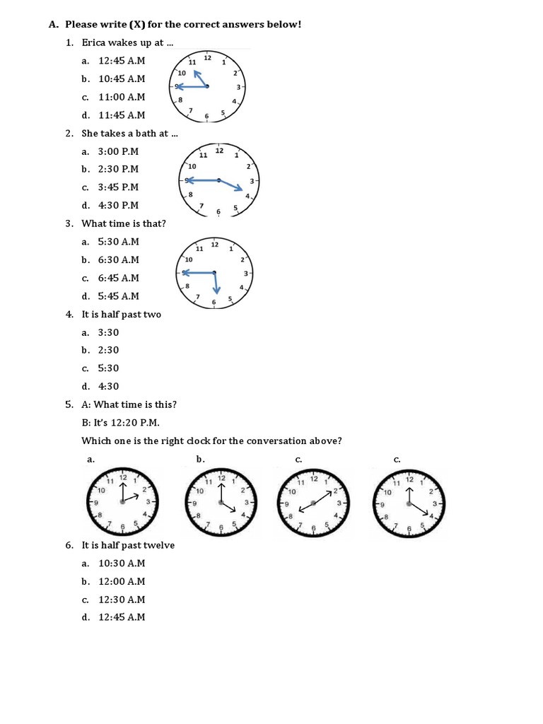 Materi Kelas 2 Sd Time Pdf