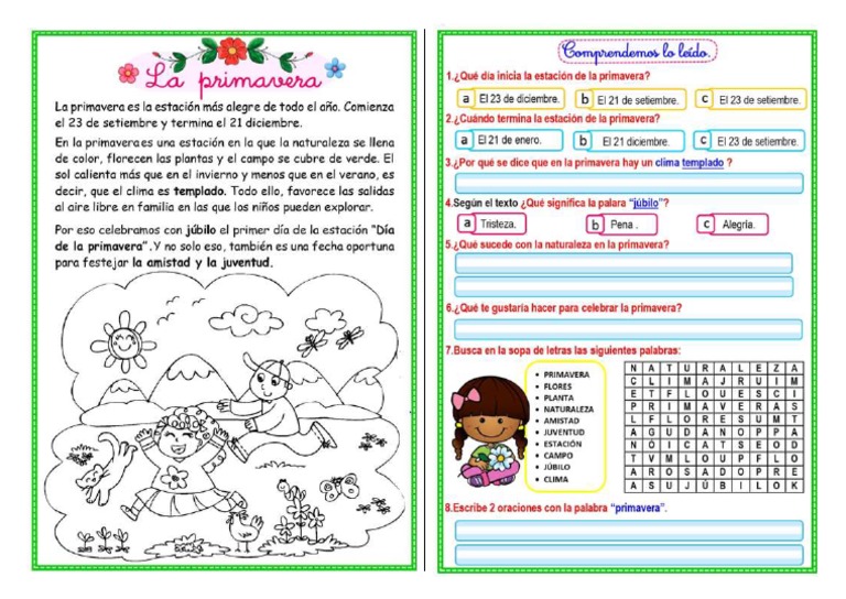 Leemos La Primavera | PDF