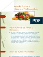 Manejo de Frutas y Hortalizas en Postcosecha