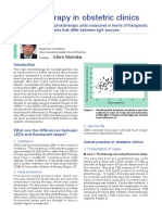 Phototherapy in Obstetrics Clinics