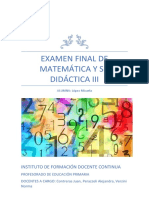 López Micaela, Examen Final Matemática III, 2do Llamado Marzo