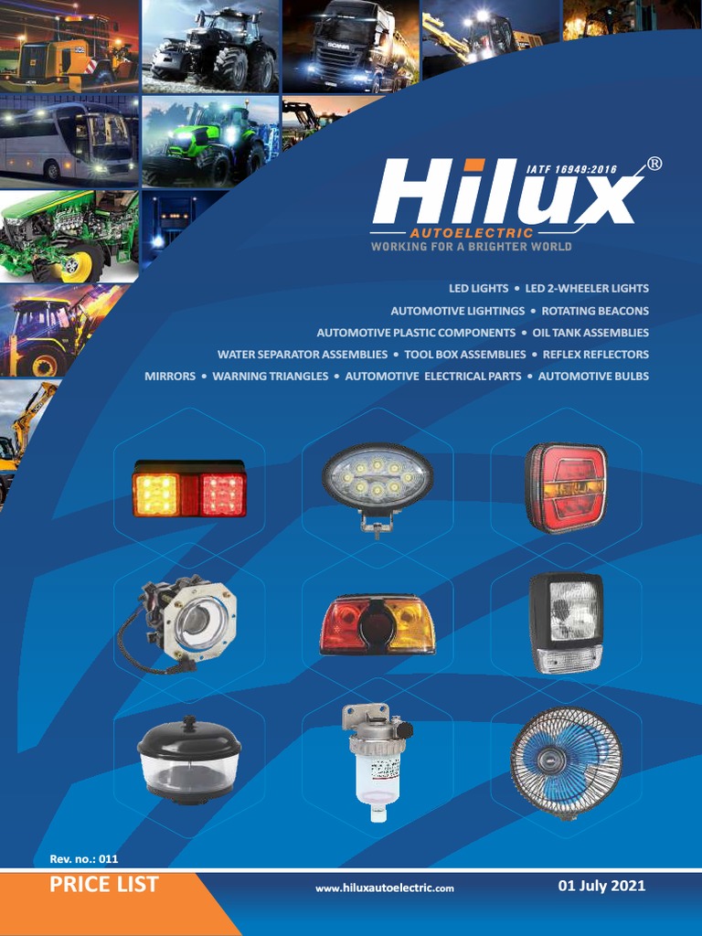 Haepl Price List Revision No 11 | PDF | Headlamp | Light Emitting Diode