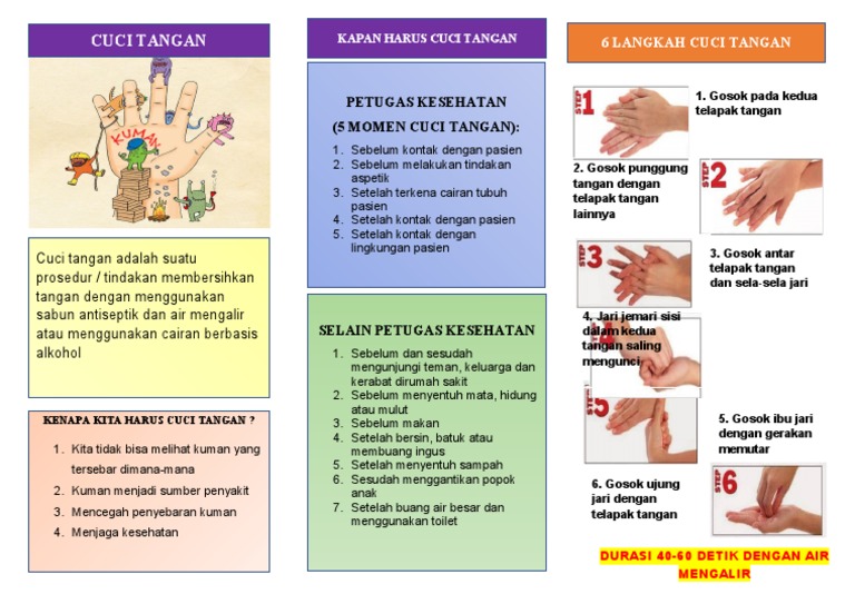 Leaflet Hand Hygiene | PDF