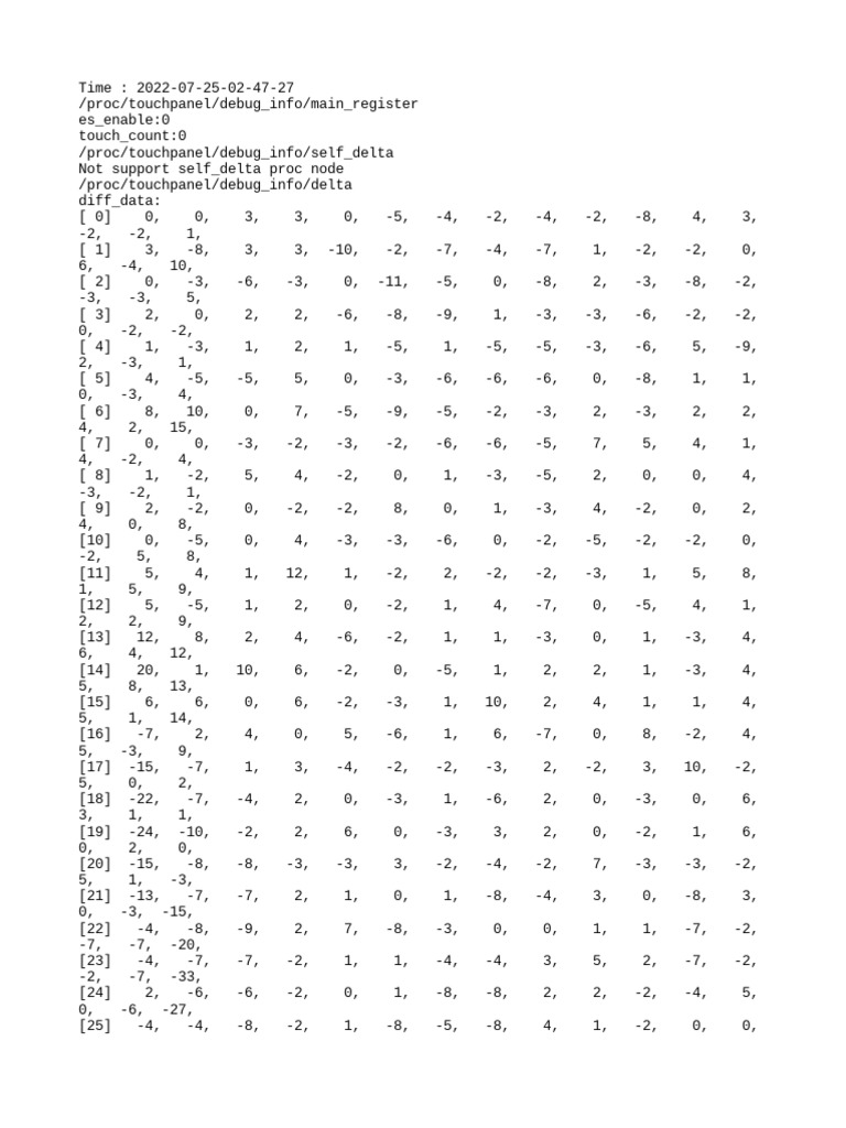 TP Debug Info | PDF | Data | Computer Data