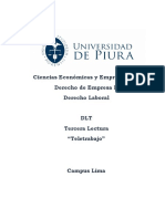 Tercera Lectura DLT 2022 II - TELETRABAJO