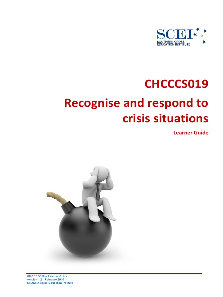 CHCCCS019 Crisis Intervention Guide | PDF | Risk | Empowerment