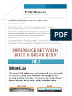 Difference Between Bulk and Break Bulk