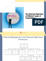 Lesson 1 Financial Objectves of The Different Types of Organizations