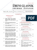 Službeni Glasnik Međimurske Županije Broj 12. Iz 2022. Godine