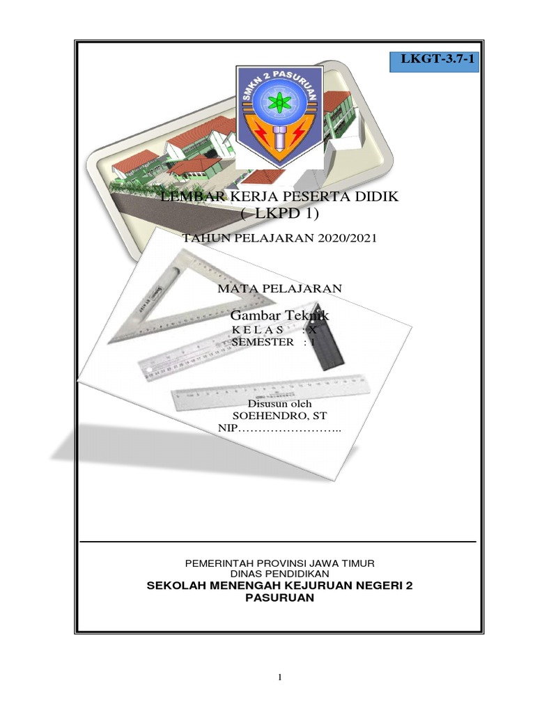 LKPD Gambar Proyeksi Isometri dan Dimetri | PDF