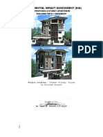 Environmental Impact Assessment (Eia) : A Proposed 4-Storey Apartment Building With 1 Basement