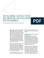 BCG Building Effective Business Development in Pharma Jan 2021