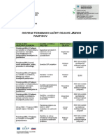 Posodobljen terminski načrt objave javnih razpisov iz Programa za razvoj podeželja 2014-2020, september 2022 