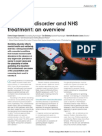 Gambling Disorder and NHS Treatment An Overview