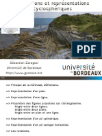 Sébastien Zaragosi Université de Bordeaux: 1 Projections Et Représentations Cyclosphériques