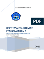 RPP PS 1 - Tema 2 Subtema 2 Pembelajaran 3