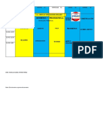 Horario Del 23 Al 27 Al de Mayo