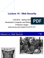Cse497b Lecture 14 Websecurity