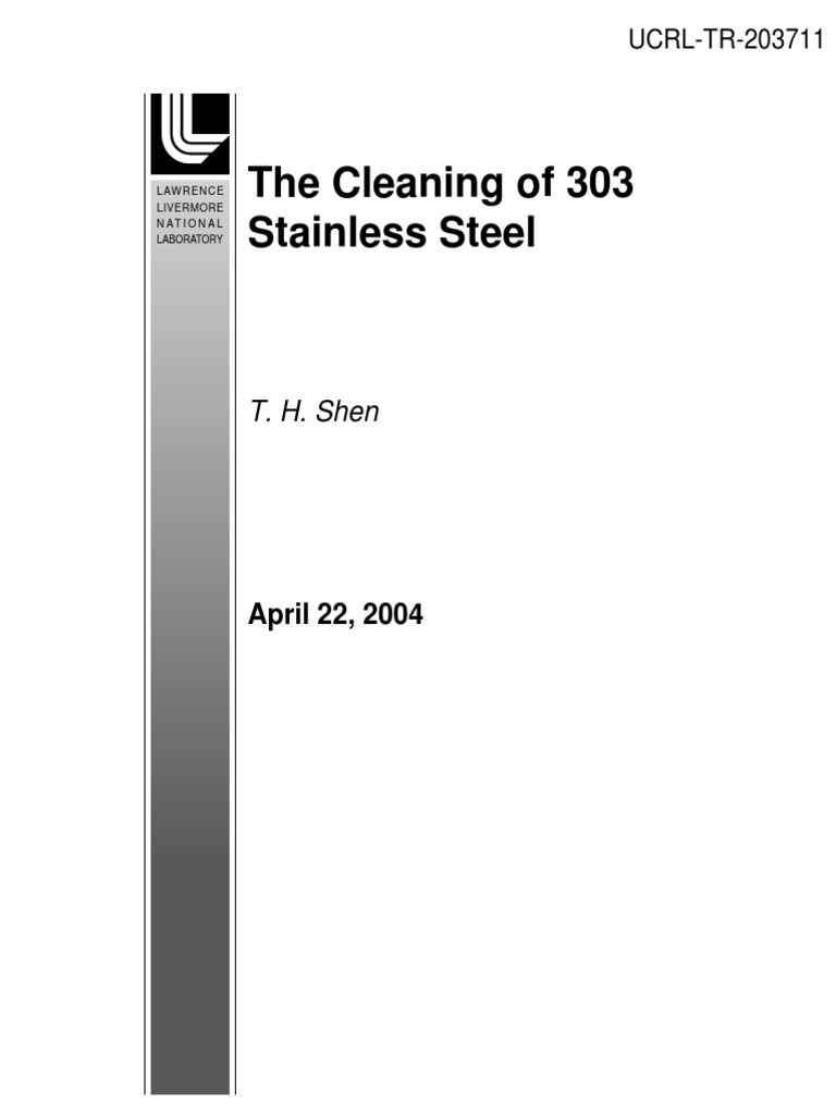 Stainless Steel 303 PDF Corrosion Nitric Acid