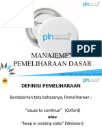 Presentation 03. Manajemen Pemeliharaan