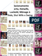 Relacionamento Aberto Hotwife, Cuckold, Ménage à Trois, Slut Wife e Swing