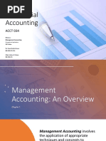 Chapter 1 Management Accounting An Overview