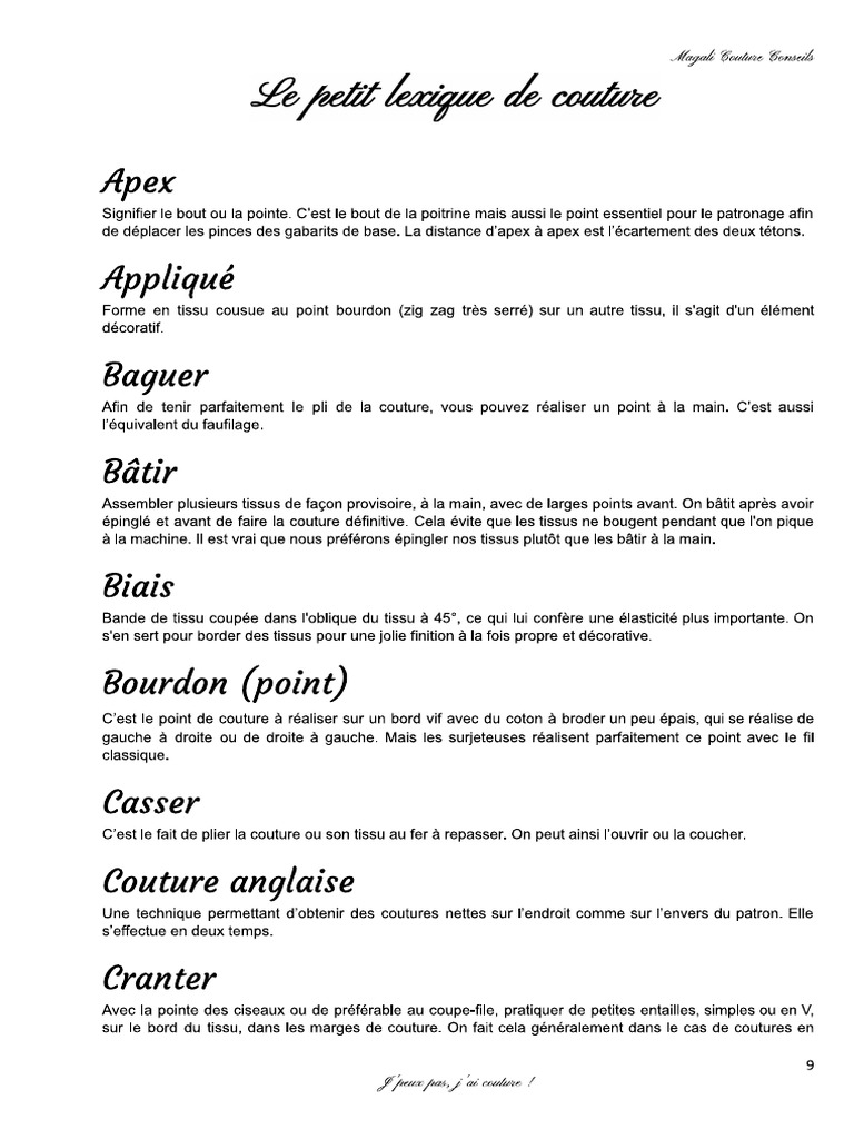 Le Lexique | PDF