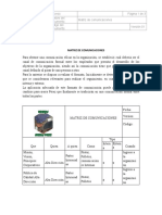 matriz de Comunicaciones