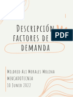 Descripción Factores de La Demanda