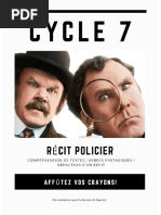 Cycle 7 - Récit Policier