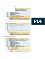 Determinação de Lote para Ordem de Produção