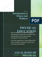 Introduction To Fitness and Wellness 1