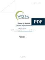 Rfp-Enterprisearchitecture Proposal Sample