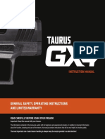 Taurus GX4XL T.O.R.O. 9mm EDC Pistol Operation Manual