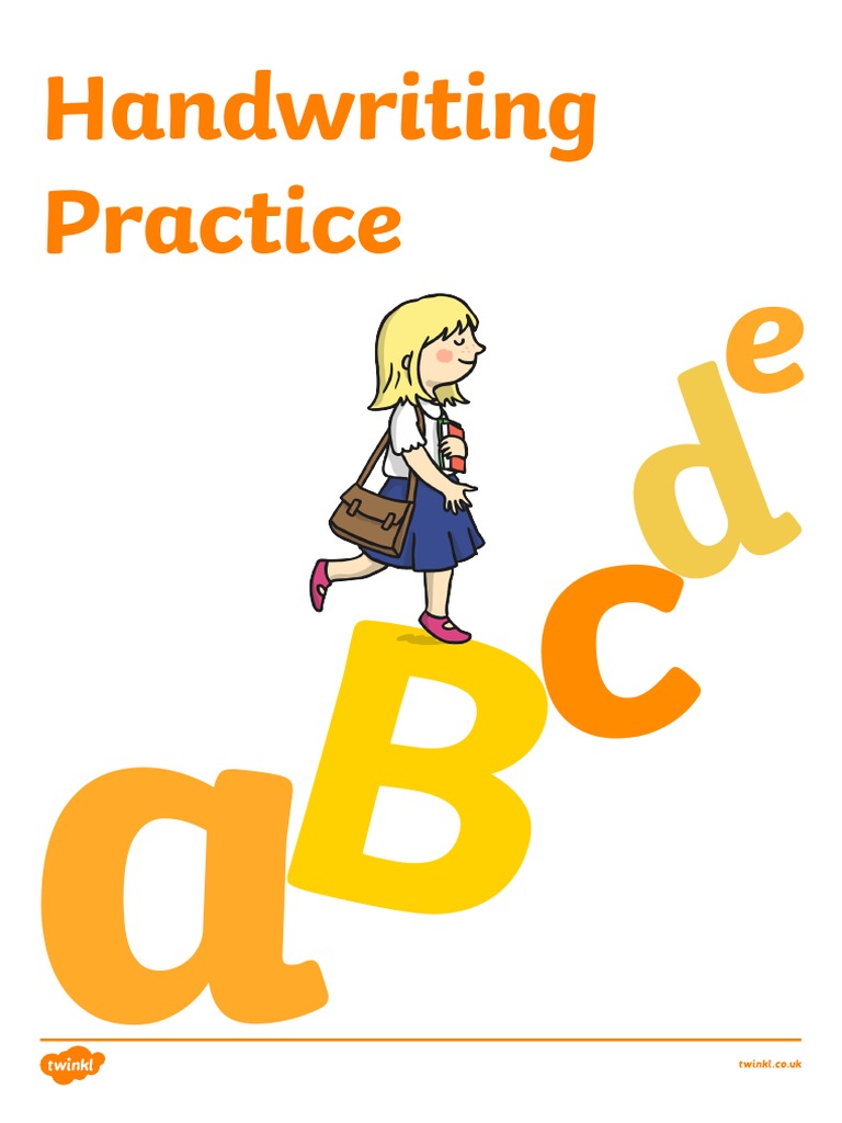 ABC Handwriting Sheets Straight K | PDF | Letter Case | Writing
