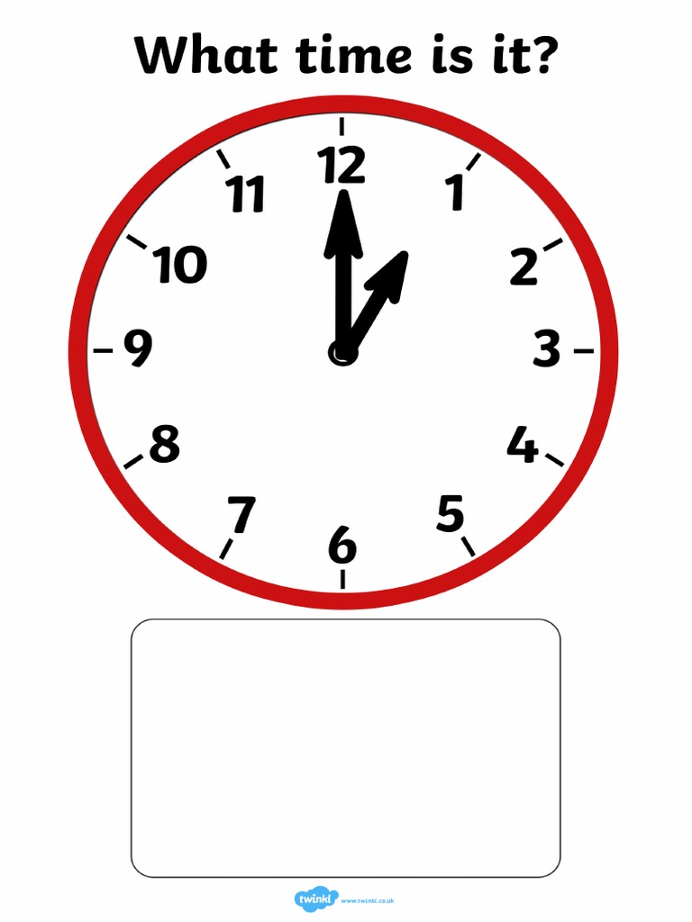 CLOCK MATCHING GAME PDF