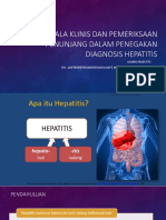 Gejala Dan Pemeriksaan Penunjang Diagnosa Hepatitis