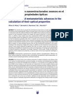 Metamateriales Nanoestructurados