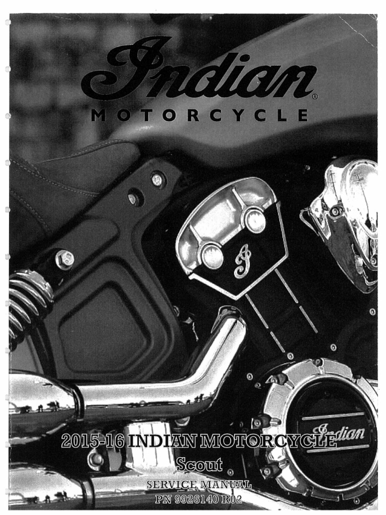 201516 Indian Scout Service Manual PDF Exhaust Gas Manual