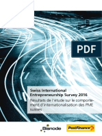 Résultats de L'étude Sur Le Comportement D'internationalisation Des PME Suisses-55 Pages