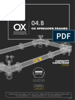 Spreader frames 2000t capacity modular assembly