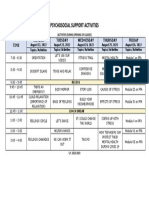 Psychosocial Support Activities Keystage 2