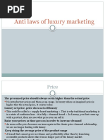 Anti Laws of Luxury Marketing