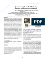 Bridgenet: A Joint Learning Network of Depth Map Super-Resolution and Monocular Depth Estimation