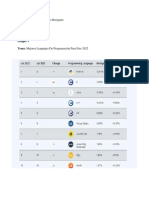 Mejores Lenguajes de Programación 2022 (Completa)