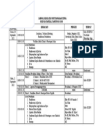 Jadwal Kegiatan Musyawarah Siswa