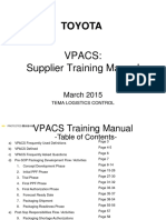 VPACS Supplier Training Manual - V6 - Abv