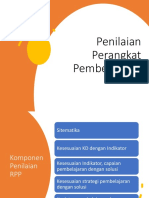 Penilaian Perangkatdan Praktik Pembelajaran